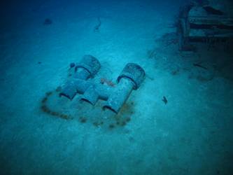 Top of officer's galley funnel